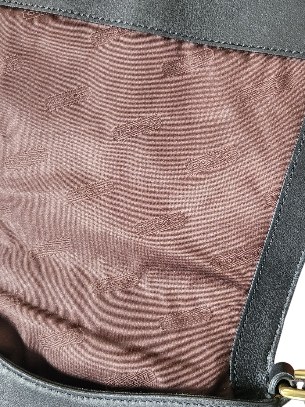 Vintage Coach Purse Shoulder Legacy Slim Black Leather Flap Crossbody 9592 EUC - Picture 7 of 12